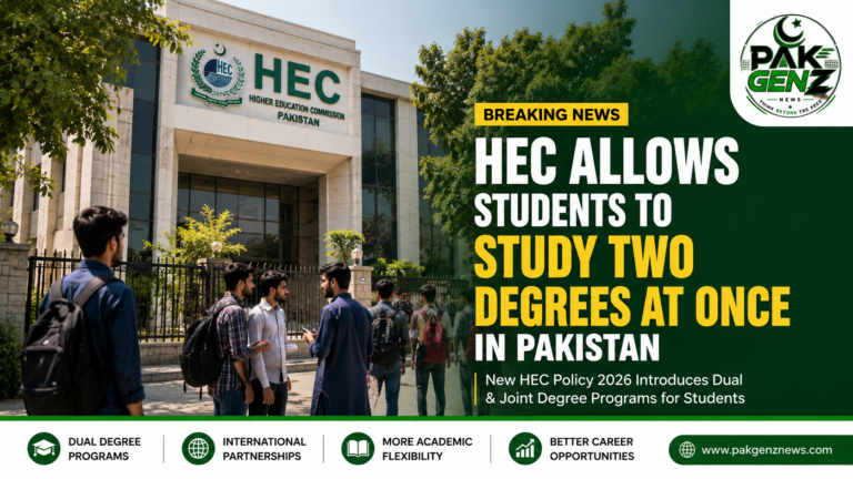 HEC Allows Study Two Degrees at Once in Pakistan Updates 2026