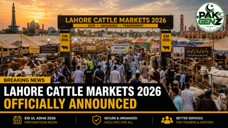 Lahore Cattle Markets 2026 Locations Officially Announced for Eid ul Adha